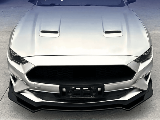 Накладка переднего бампера Ford Mustang MK6.5 (ABS-пластик)