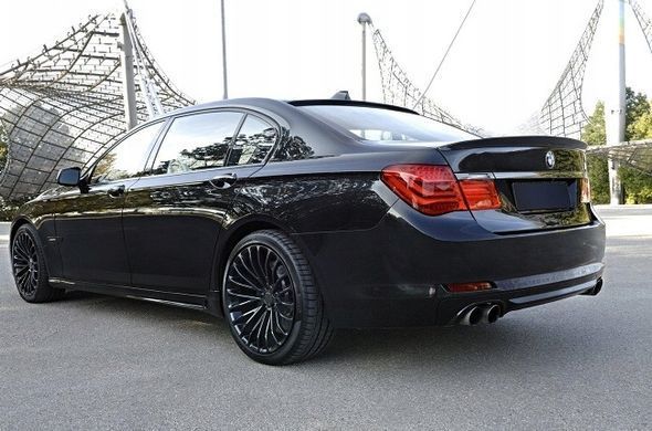 Спойлер на BMW 7 series F01 Performance чорний глянсовий ABS-пластик