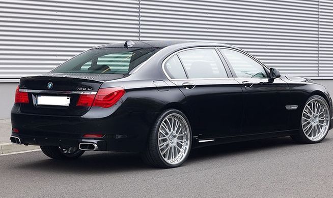 Спойлер на BMW 7 series F01 Performance чорний глянсовий ABS-пластик
