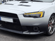 Оптика передняя, фары на Mitsubishi Lancer X 2007&ndash;2016 черный корпус
