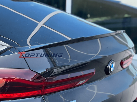 Спойлер багажника BMW X6 G06 стиль M4 чорний глянсовий ABS-пластик