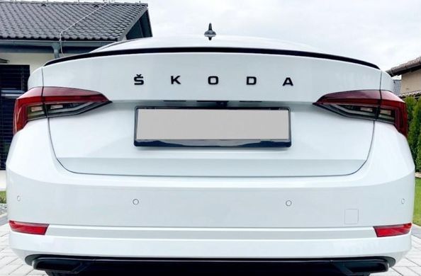 Спойлер багажника Шкода Октавія A8 ABS-пластик (2019-...)