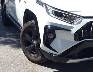 Накладки переднього бампера Toyota RAV4 (2019-...)