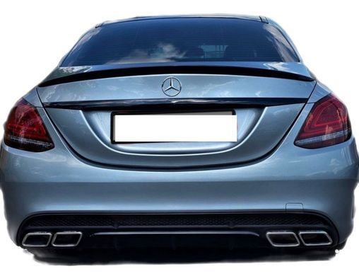 Спойлер багажника Mercedes W205 (ABS-пластик)