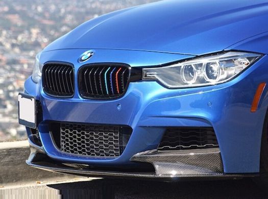 Накладка переднього бампера BMW F30 / F31 M-Pakiet під карбон