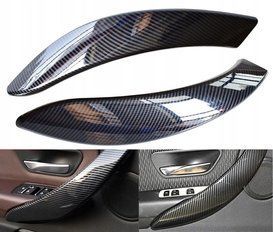 Комплект накладок внутрішніх ручок BMW F30 F31 F32 F33 F34 F35 F80 під карбон