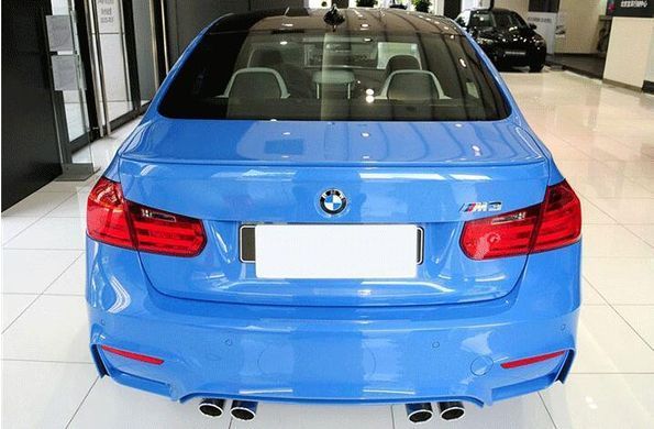 Спойлер BMW F30 стиль M3 (ABS-пластик)