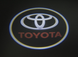 Підсвічування дверей з логотипом на Toyota