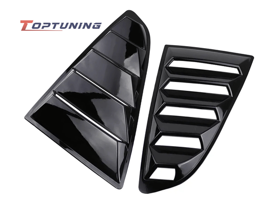 Накладки (зябра) на вікна задніх дверей Ford Mustang (2015-2023)