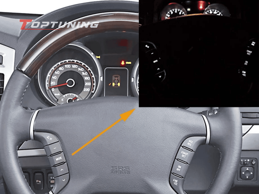 Кнопки управления аудиосистемой на руле для Mitsubishi Pajero (2007-2016)