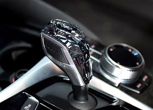 Кришталева ручка КПП BMW X5 F15/F16 M стиль + комплект кнопок салону