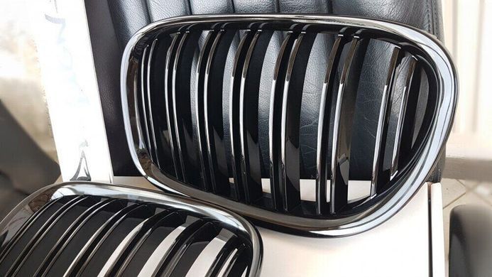 Решітка радіатора BMW F01 чорна глянсова