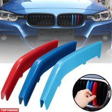 Вставки в решітку радіатора BMW F30 / F31 (для 11-ребрових решіток)