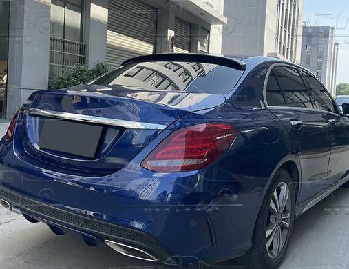 Спойлер заднего стекла Mercedes W205 (ABS-пластик)
