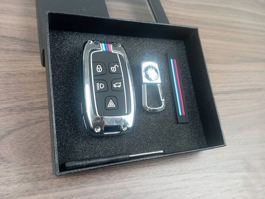 Чехол протектор на ключ для Land Rover, Range Rover Sport, Evoque, Freelander 2, Jaguar XF, XJ, XJL, XE C-X16