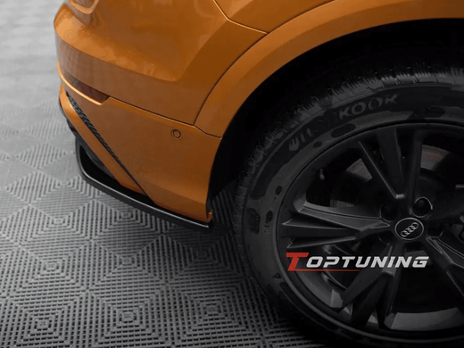 Накладки (диффузоры) заднего бампера Audi Q8 S-line (18-23)