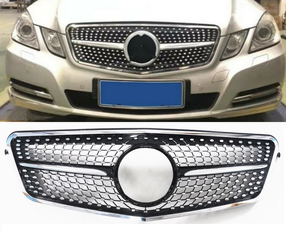 Решетка радиатора MERCEDES W212 Diamond Chrome-black (09-13 г.в.)