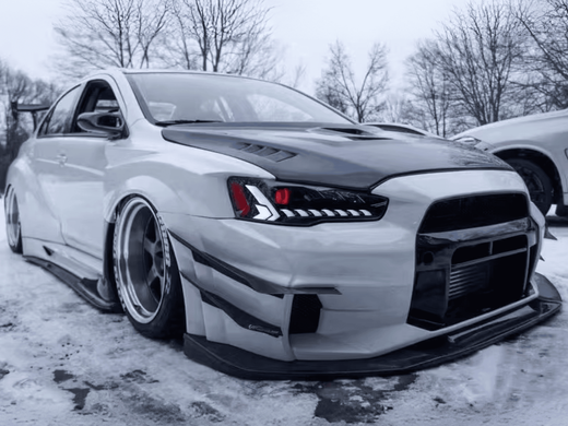 Оптика передня, фари на Mitsubishi Lancer (2008-2016) з DRL