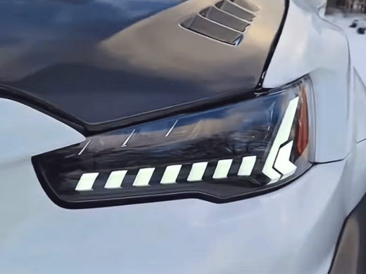 Оптика передня, фари на Mitsubishi Lancer (2008-2016) з DRL