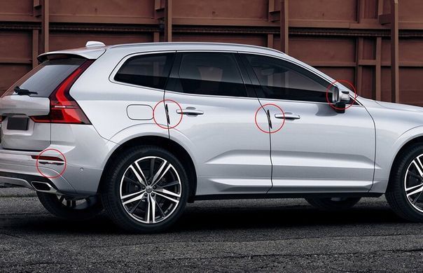 Защитные резиновые накладки на кузов Volkswagen